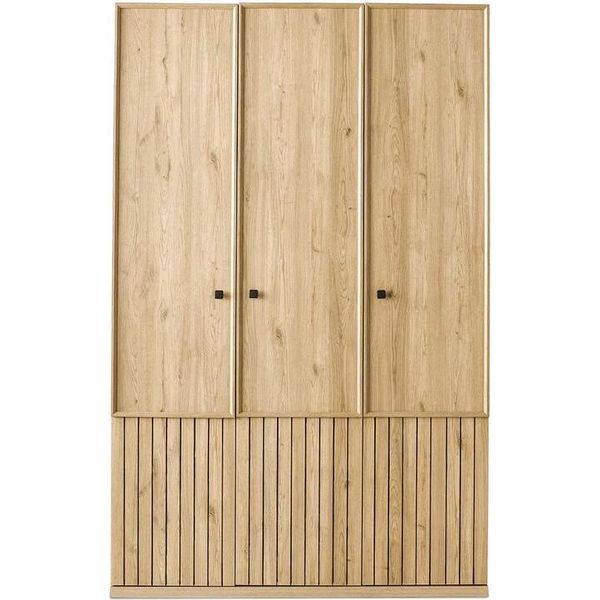 Armadio Design Moderno In Legno Accenti Eleganti Ampio Spazio Di Archiviazione Mobili-image