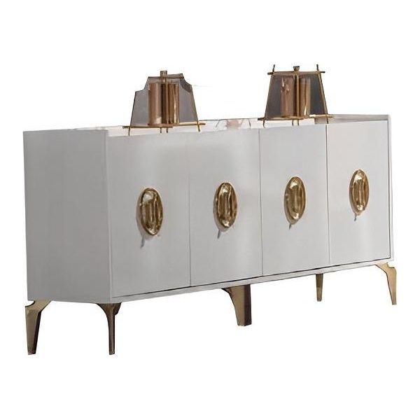 Credenza Credenza Di Design Mobili Moderni Cassettiera Bianca-image