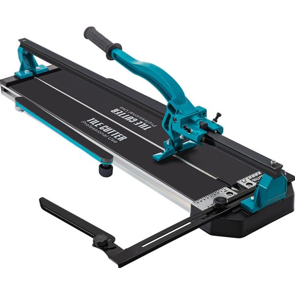 Succebuy Tagliapiastrelle Manuale Da 39 Pollici, Supporto Doppio A Binario Singolo, 3/5 In Testa Con Laser Di Precisione, Strumenti Per Il Taglio Di Piastrelle Per Tagli Di Precisione, Rosso-image