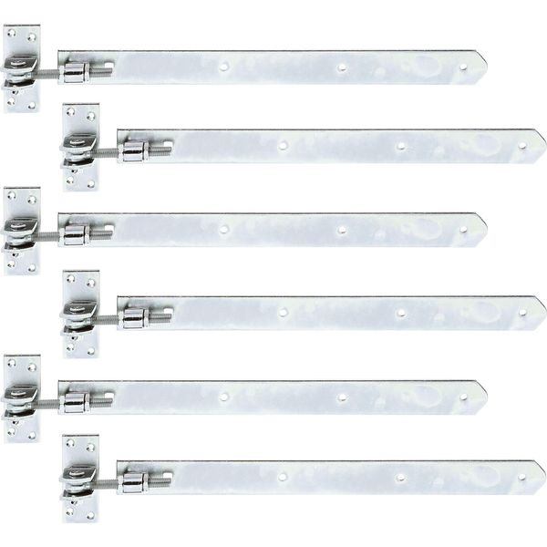 Cerniera Per Tapparella Alberts 6X, Diritta/Arrotondata, Regolabile, 463 Mm, Zincata A Caldo, Elettrozincata Blu O Elettrozincata, Passivata A Film Spesso-image