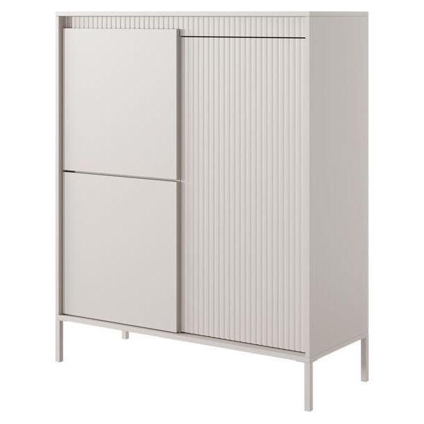 Cassettiera Con Ante Moulton - Beige-image