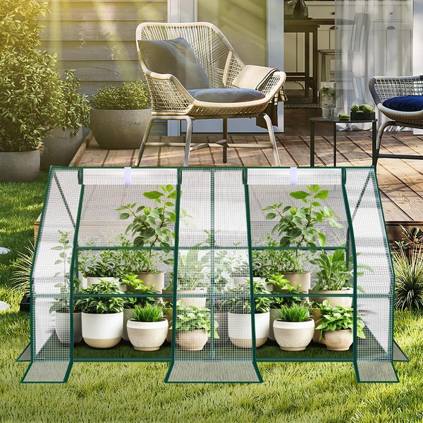 Serra Jayseuw Serra Per Pomodori Telaio Freddo 180 X 90 X 90 Cm Bianco-image