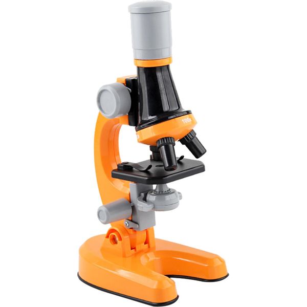 1200X Microscopio Bambini Microscopio Ottico Con Luce Led Bottiglie Di Raccolta 12Pcs Diapositive Per Bambini Studente Principiante Scienza Giocattolo Educativo-image