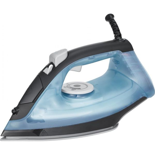 Ferro Da Stiro A Vapore 1600W - Ferro Da Stiro Per Abiti - Stiratura Autopulente - Blu - Potente Ed Efficiente-image