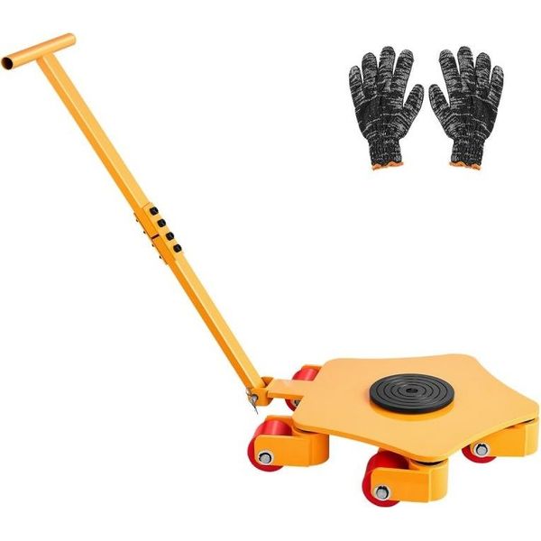 Carrello Per Mobili Carrello Da Trasporto - 4T Con Maniglia - Carrello Per Mobili Girevole A 360° - Dotato Di Rotelle-image