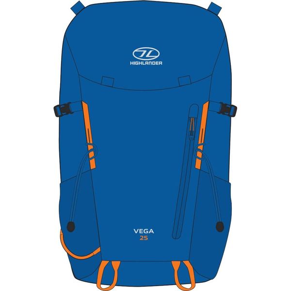 Zaino Highlander Zaino Vega Sky Blue Da Uomo 25 Litri - Blu-image