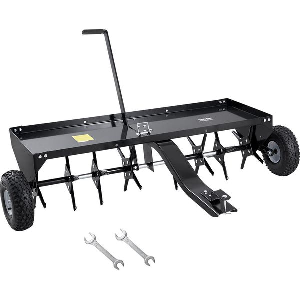 Arieggiatore Vevor, 1500X980X885 Mm, Arieggiatore Trainato Con Frizione Universale, Arieggiatore Per Giardino, Prato, Azienda Agricola-image
