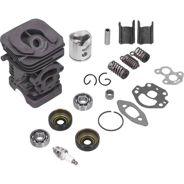 Kit Pistone Cilindro 39 Mm -Sega A Catena -Ago -Molla Cuscinetto Per Husqvarna 235 236 236E 240 240E-image