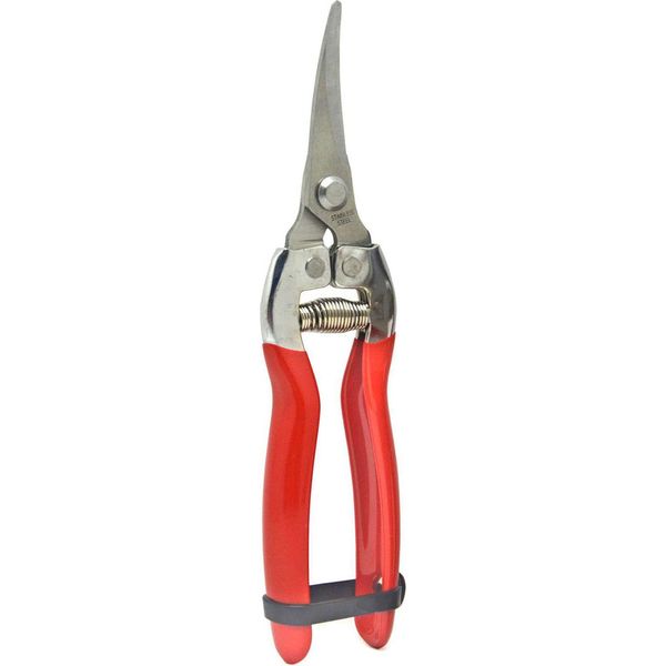 Forbici Per Potatura A Gomito Tagliente In Acciaio Inox Lama In Plastica Manico Rosso-image