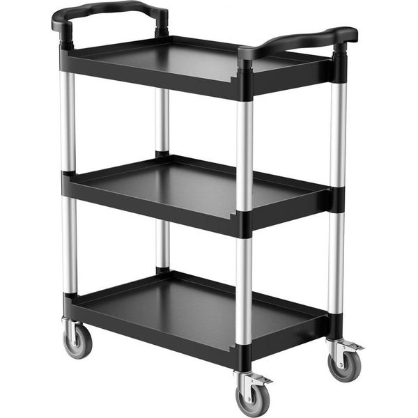 Carrello Multiuso 136 Kg - Carrello Di Servizio A 3 Stadi - Carrello Portautensili 880X410X990 Mm - Carrello Di Trasporto Ad Alta Capacità Di Carico-image