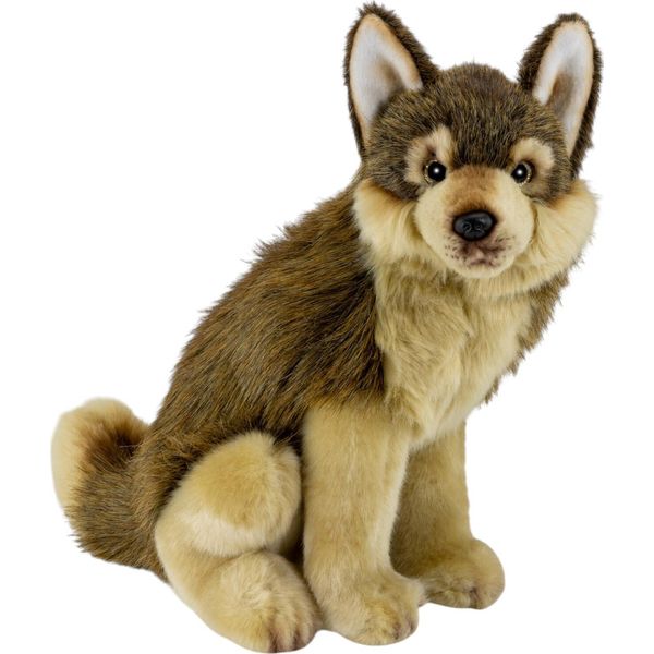 Carl Dick Lupo Seduto Di Circa 28 Cm, Peluche, Peluche, Peluche 3712-image