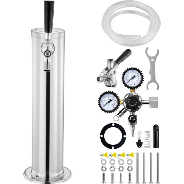 Succebuy Kit Torre Kegerator A Rubinetto Singolo - Servizio Di Birra Premium A Casa. Questo Kit Succebuy Offre Una Soluzione Premium Per Servire La Birra A Casa.-image