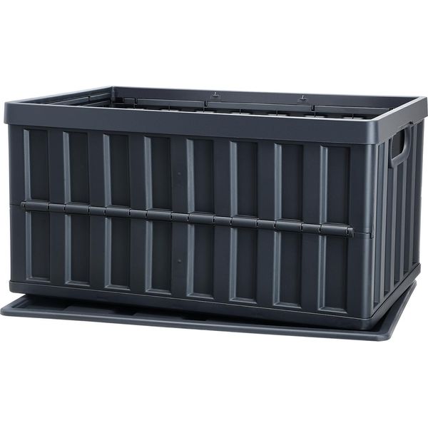 Succebuy Scatola Professionale Pieghevole 65L Scatole Di Stoccaggio Con Coperchio Scatole Pieghevoli Scatole Impilabili Scatola Di Trasporto Con Maniglia Per Stoccaggio E Trasporto 3-Pack-image