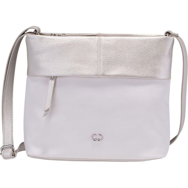 Gerry Weber Borsa A Tracolla Borsa A Tracolla Keep In Mind Shoulder Bag Mhz Metallic Cold Bianco-image