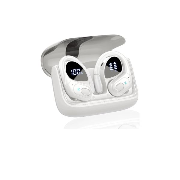 Cuffie Intrauricolari Bluetooth Wireless 5.3 Stereo Con Microfono Sport, S01-image