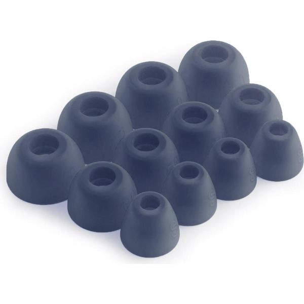 Okuli 12 X Gommini Auricolari In Silicone Ricambio Per Jbl Tune Beam, Ghost Auricolari Cuffie In Blu-image
