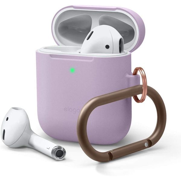 Elago Custodia Slim Hang Per Airpods 1 E Airpods 2 Lavanda-image
