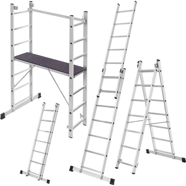 Trabattello A Scala In Alluminio Kadax 320 Cm-image
