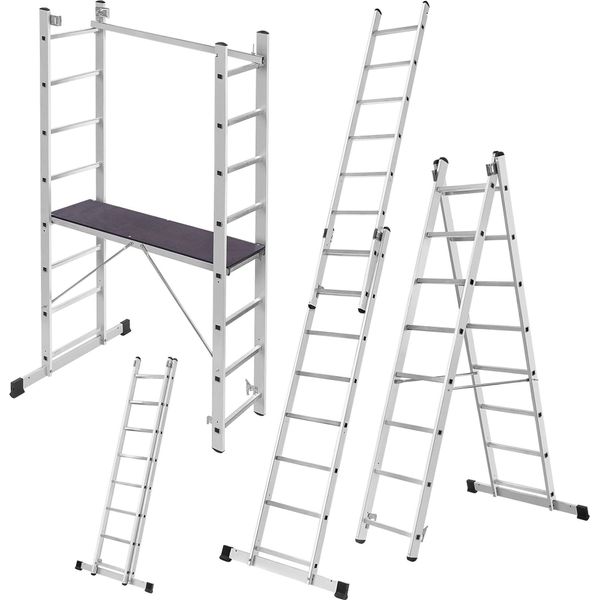 Trabattello A Scala In Alluminio Kadax 370 Cm-image