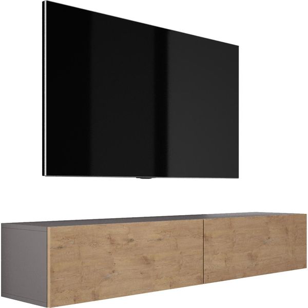 TV-SCHRANK: Antracite E Rovere Lancelot, 170 X 34 X 32 Cm-image