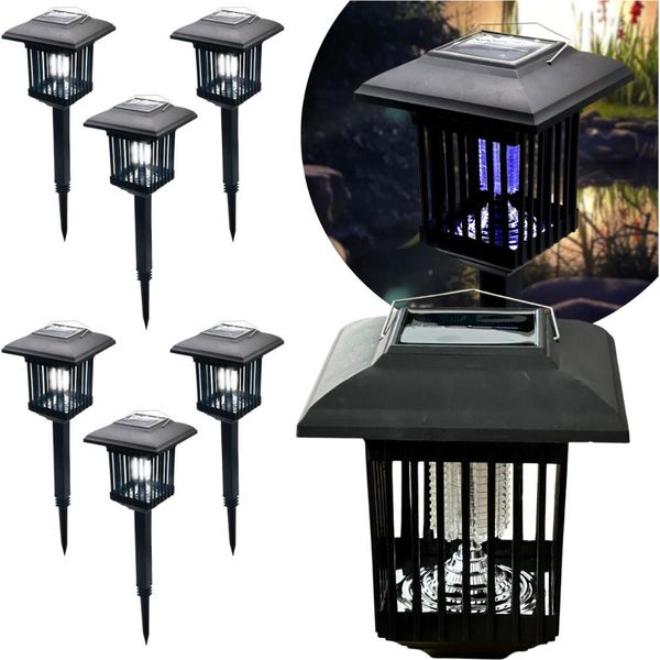 Blixtar 6X Insetticida Solare 2In1 Led Giardino Lanterna Luce Zanzare-image