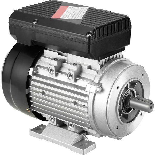 Motore Elettrico Succebuy, Motore Per Compressore D'aria, Monofase, 5,15 A, 220-240 V, 0,75 Kw, 2850 Giri/Min, Telaio 80 B34, Albero Scanalato 19 Mm, Rotazione Oraria/Antioraria Per Macchine Agricole E Attrezzature Generiche-image