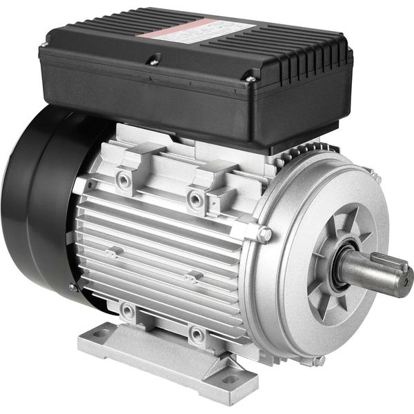Motore Elettrico Succebuy, Motore Per Compressore D'aria, Monofase, 7,1 A, 220-240 V, 1,1 Kw, 2800 Giri/Min, Telaio 90S B3, Albero Scanalato Da 24 Mm, Rotazione Oraria/Antioraria Per Macchine Agricole E Attrezzature In Generale-image