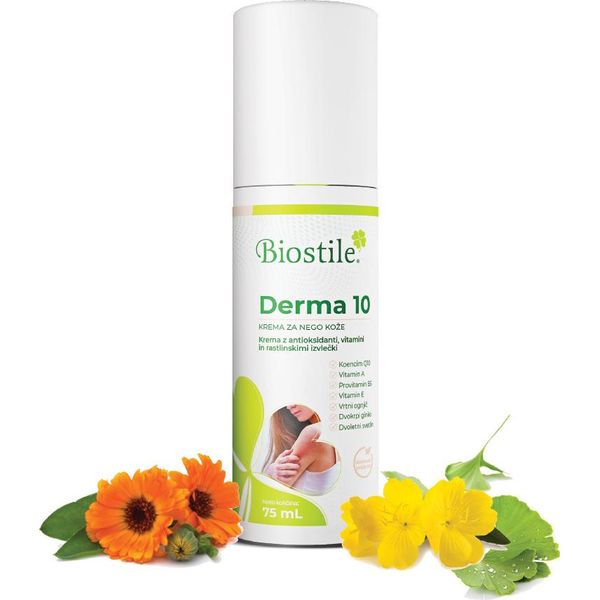 Biostile Derma10 – Crema Universale Da 75 Ml Con Burro Di Karité, Olio Di Mandorle E Coenzima Q10 Per Tutti I Tipi Di Pelle-image