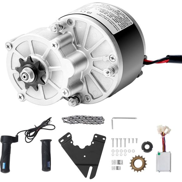 Succebuy Kit Motore Dc Da 250 W, 24 V, 2700 Rpm Con Regolatore Di Velocità Migliorato-image