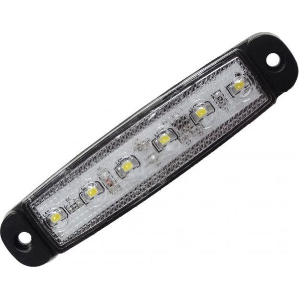 Luce Di Confine - Ledson - 3,8" - 9,6Cm - Super Sottile - Trasparente - Bianco - 12V-24V -"-image