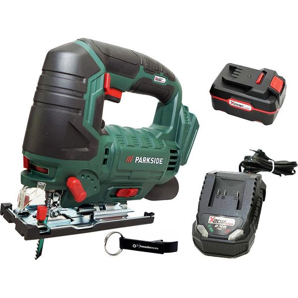 Parkside® Seghetto Alternativo A Batteria Da 20 V / Pstda 20-Li / Incl. Batteria (4 Ah) E Caricabatteria (2,4 A)-image