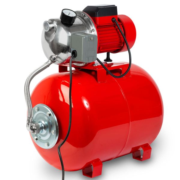 Eberth Per Acquedotti Domestici Portata 3600 L/H, Pressione Di Mandata 5 Bar, 750 W, Pompa Con Pressostato Per Funzionamento Automatico, Autoadescante, Altezza Di Aspirazione 9 M-image