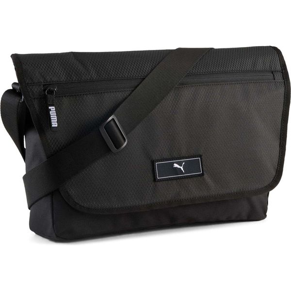 Puma Borsa A Tracolla Con Scomparto Per Laptop Deck Messenger Puma Black Nero-image