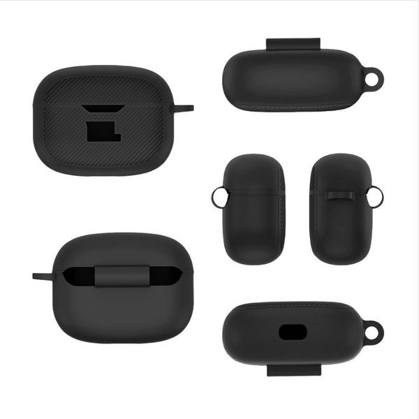 Inf Custodia Protettiva In Silicone Per Auricolari Jbl Vibe Beam Nero-image