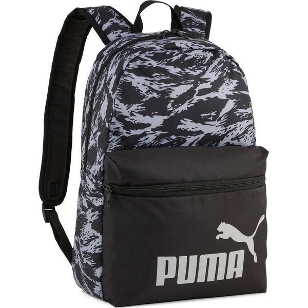 Puma Zaino Phase Aop Backpack 22L Puma Black - Gray Echo - Camou Nero-image