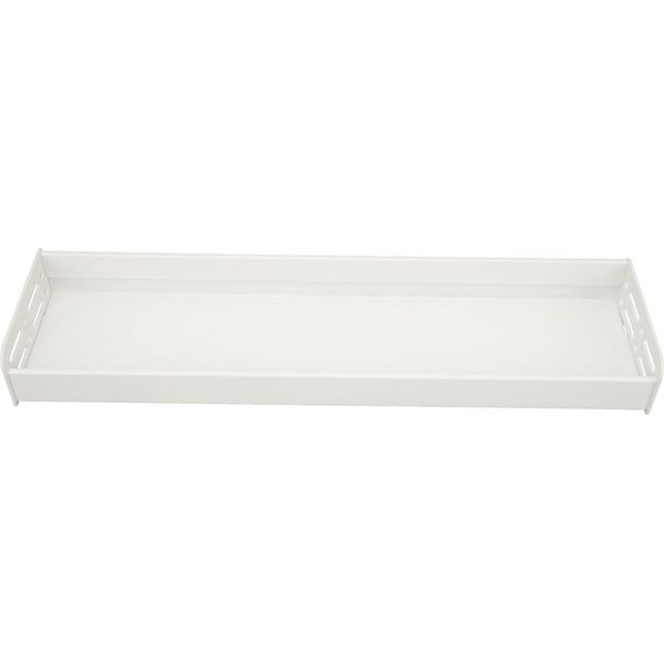 50Cm Wall Mounted Spice Rack Multifunctional Wall Organizer Wall Storage Shelf Per Cucina Bagno Bianco-image