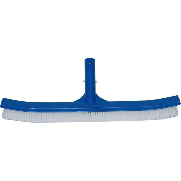 Spazzole Per Piscina Da 18 Pollici Per La Pulizia Delle Piastrelle Delle Pareti Della Piscina In Setola Di Nylon Testa Della Spazzola Per Piscina Estremità Curve-image