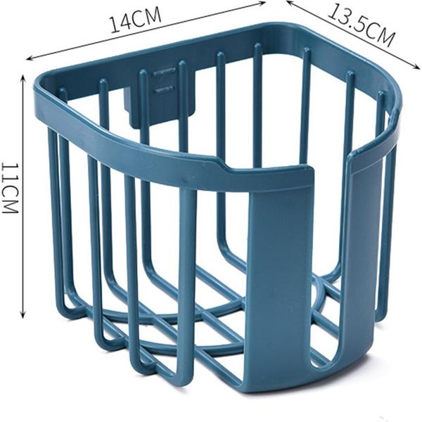 Porta Carta Igienica Cestino Per Carta Igienica A Parete Rack Da Bagno Resistente Per Casablue-image