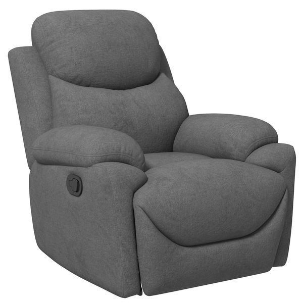 Aiorber Poltrona Reclinabile Poltrona Reclinabile Poltrona Tv Con Funzione Reclinabile Sedia Imbottita Look Lino Grigio-image