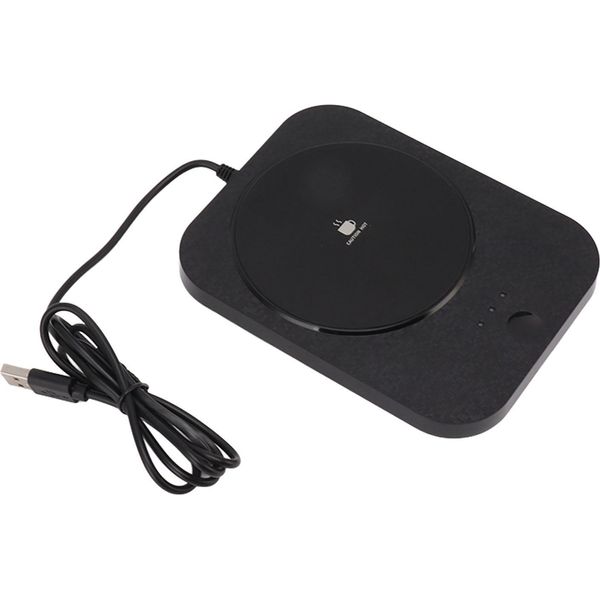 Mug Warmer 3 Gear Electric Cup Wamer Auto Power Off Fast Heating Usb Milk Coffee Beverage Warmer Plate Black-image