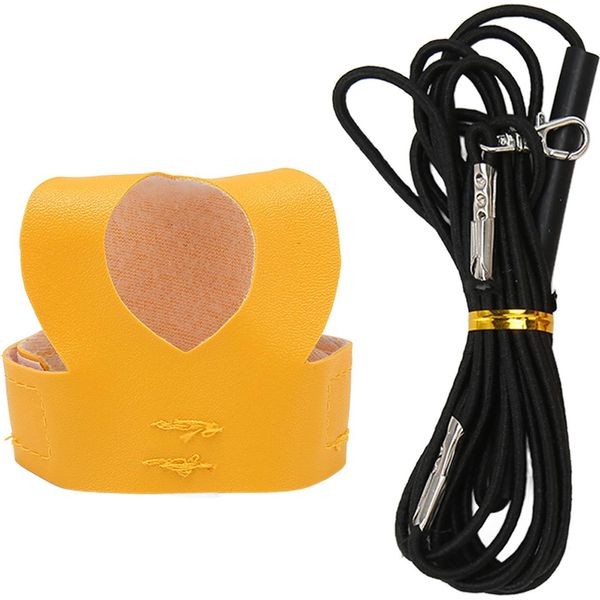 Pettorina Per Uccelli Guinzaglio In Pelle Artificiale Con Corda E Maniglia Per Uccelli Pappagalli Shadets Cockatiels M.-image