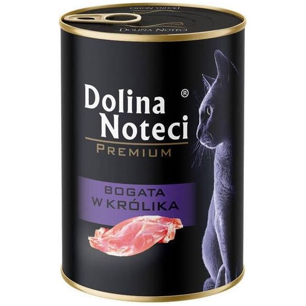 Dolina Noteci Premium Ricco Di Coniglio Cibo Umido Per Gatti 400G-image