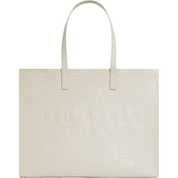 Ted Baker Borsa A Tracolla Allicon Croc Effect Icon Bag Ivory Avorio-image