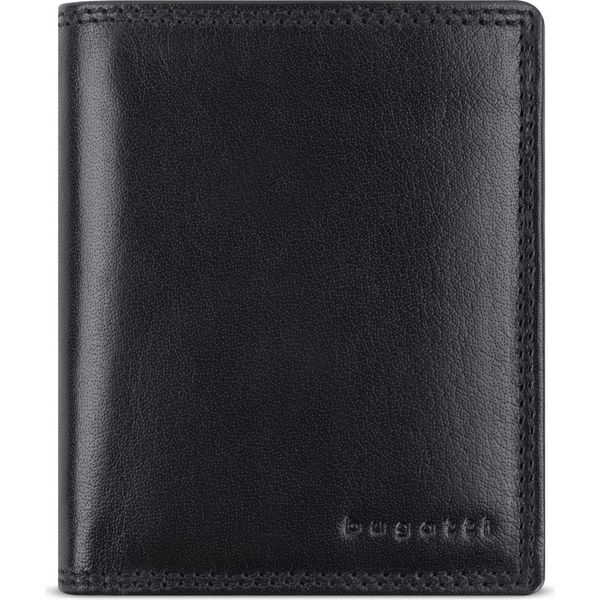 Bugatti Pelle Portafoglio Savona Upright Wallet With Flap 8CC Black Nero-image