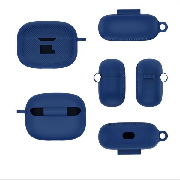 Inf Custodia Protettiva In Silicone Per Auricolari Jbl Vibe Beam Blu-image
