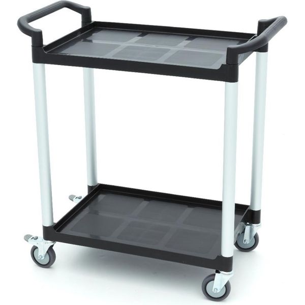 Maxima - Carrello Portavivande - 2 Ripiani In Plastica - 86,5 X 42,5 Cm-image