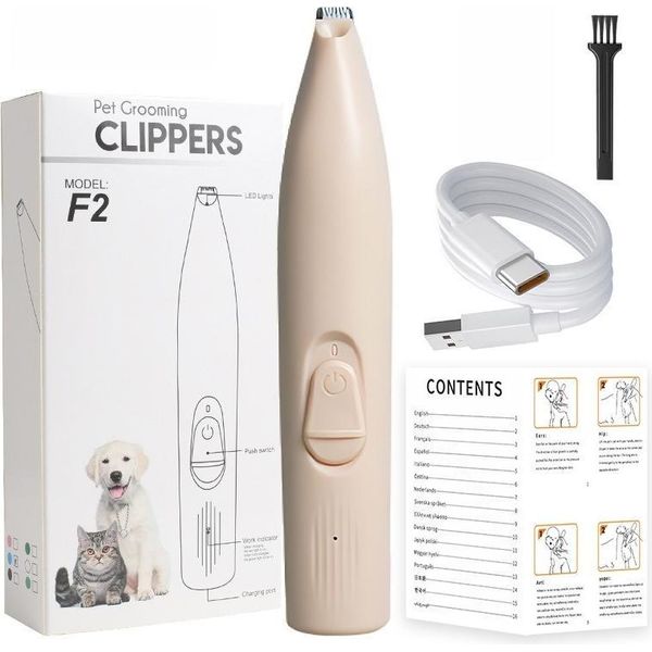 Inf Tagliacapelli Per Animali Domestici: Plastica, 16Cm, Per Toelettatura Delicata Rosa-image
