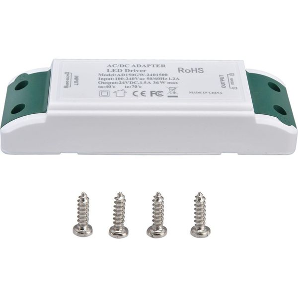 Driver Led 24 V Dc 1,5 A 36 W Alimentatore Led Corrente Costante 24 V Trasformatore AC100-240 V-image
