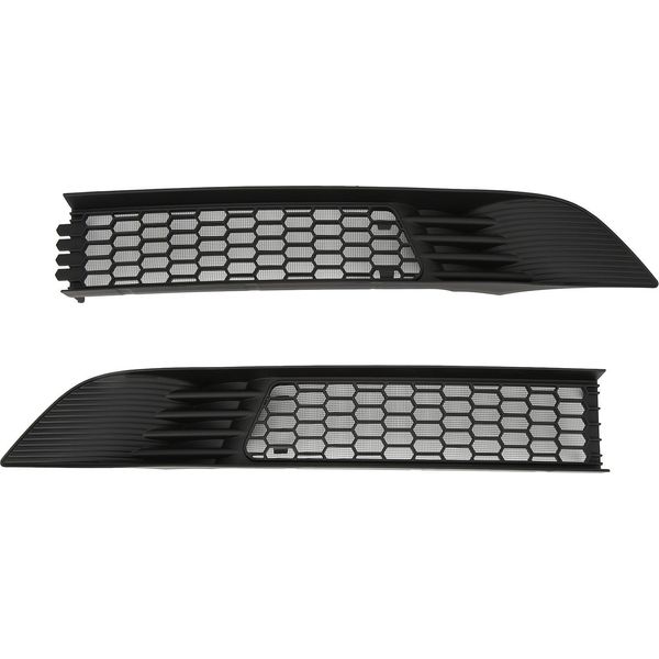 2Pcs Griglia Anteriore Maglia Luce Nera Paraurti Griglia Di Sfiato Sostituzione Per Tesla Model Y 2020-2023-image