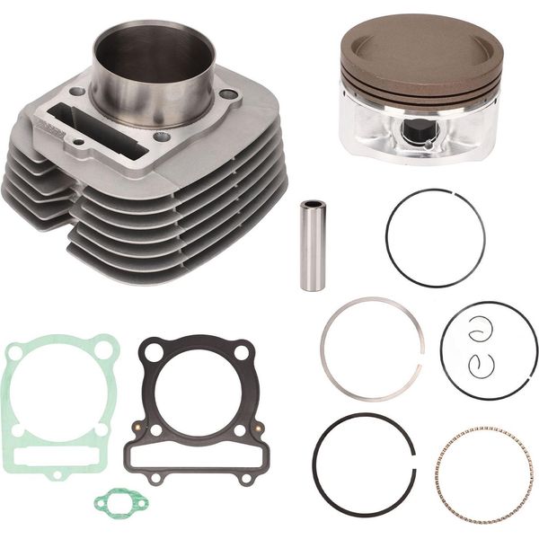 13Pcs Cilindro Pistone Top End Kit Uy 11310 03 00 Ricambio In Lega Di Alluminio Per Big Bear Wolverine 350 Grizzly-image
